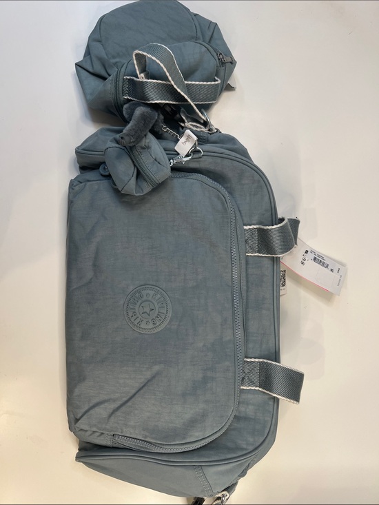 Kipling Handbags - Kipling Slate Blue Convertible Crossbody Duffle